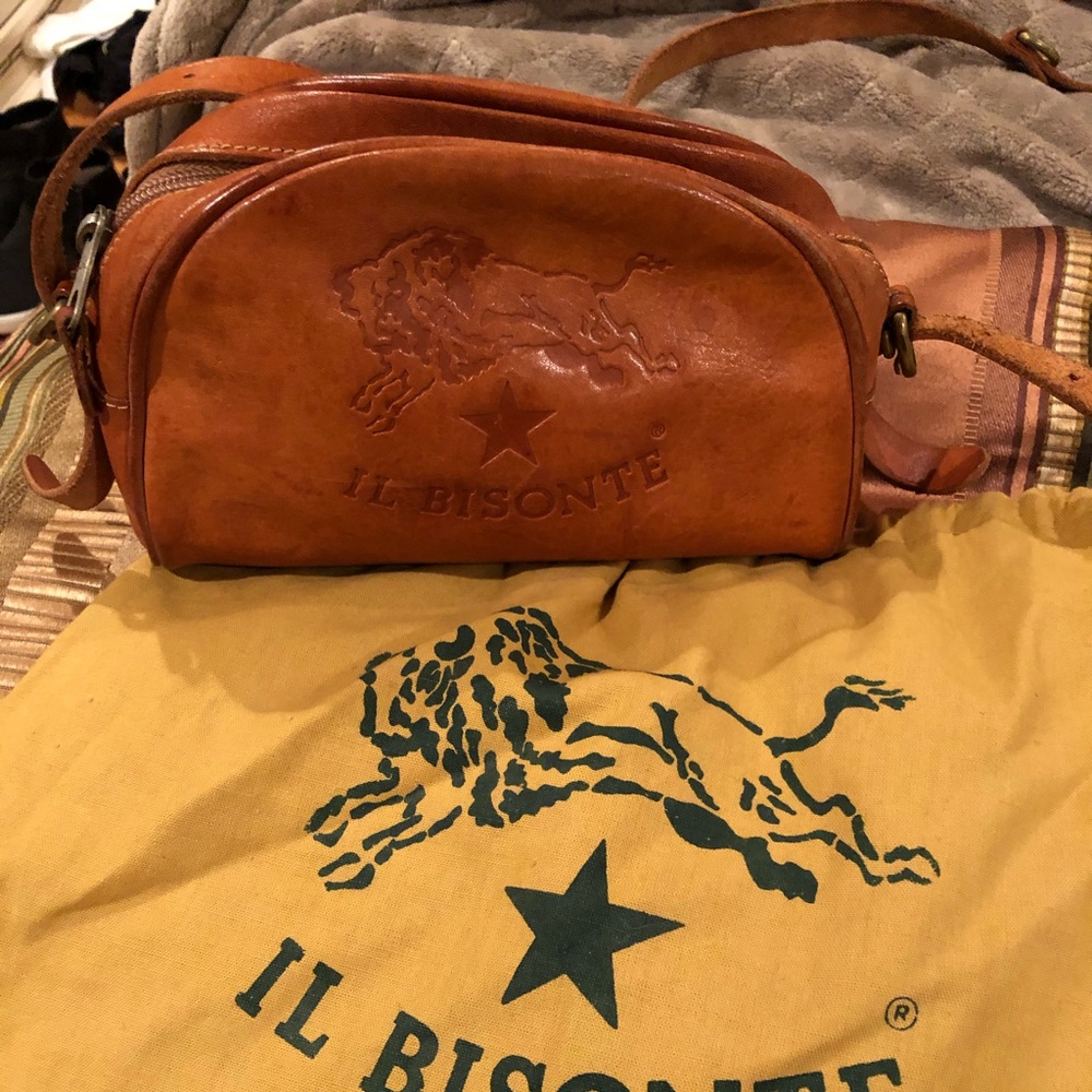 Vintage il Bisonte cross body bag